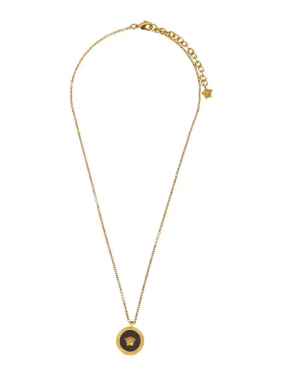 Versace "jellyfish" Necklace In Gold