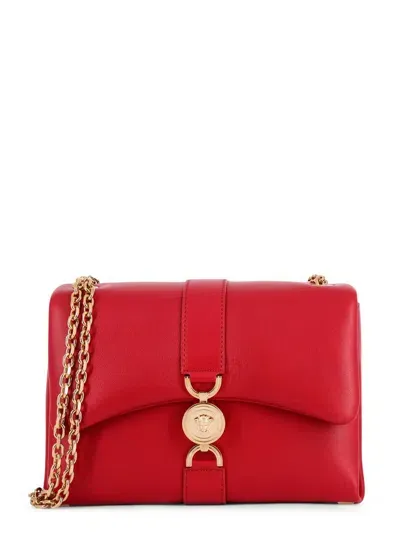 Versace Red Kleio Lambskin Crossbody Bag