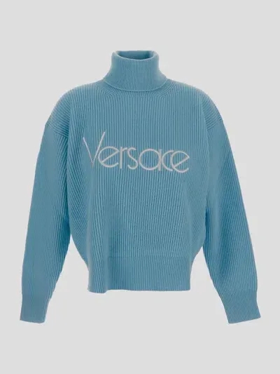 Versace Logo In Blue