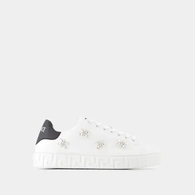 Versace La Greca Sneakers In White