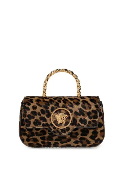 Versace La Medusa Leopard In Multi