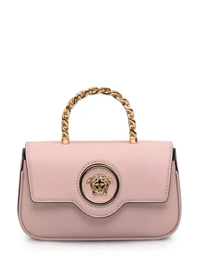 Versace La Medusa Mini Bag In Pink