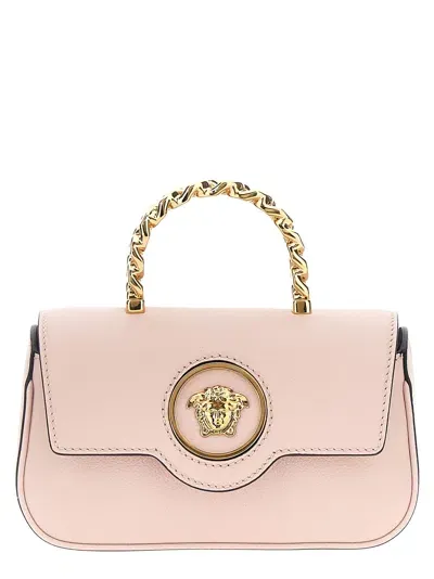 Versace La Medusa Mini Handbag In Pink