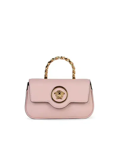 Versace La Medusa Pink Leather Mini Bag