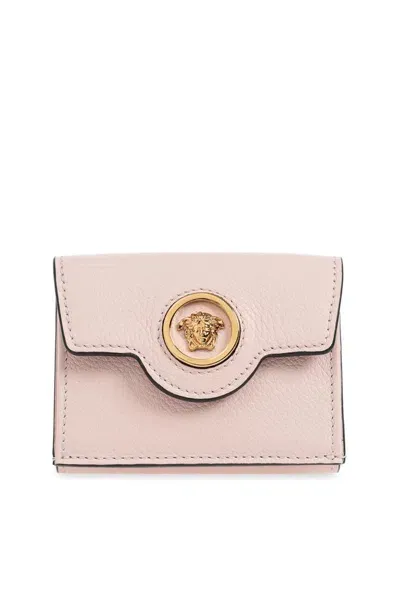 Versace La Medusa Plaque Tri In Pink