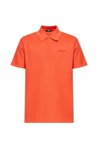 Versace Logo In Orange