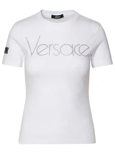 Versace Logo In White