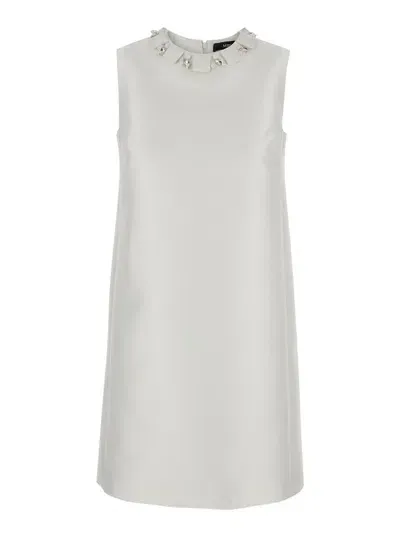 Versace Look1 Dress In White