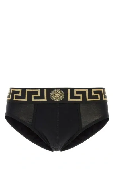 Versace Man Boxer In Black