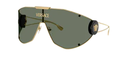 Versace Man Sunglass Ve2268 In Dark Green