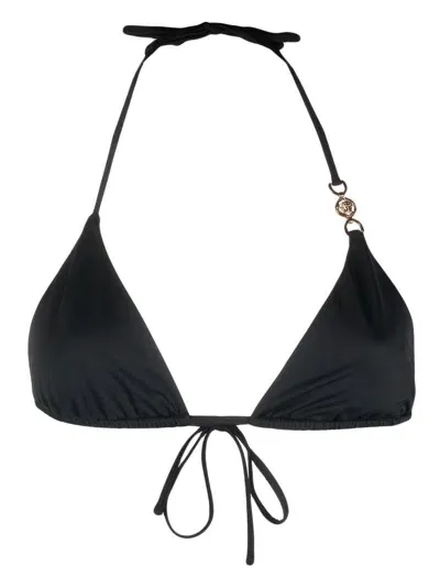 Versace Medusa '95 Bikini Top In Black