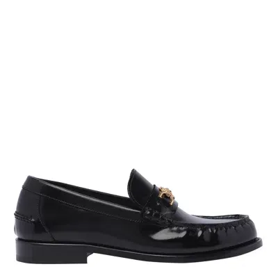 Versace Medusa 95 Loafers In V Nero Oro