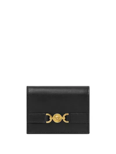 Versace Medusa '95 Tri-fold Wallet In Black