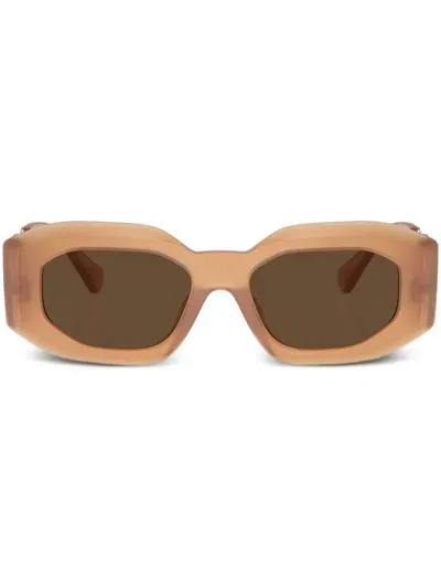 Versace Medusa Biggie Sunglasses In Neutrals