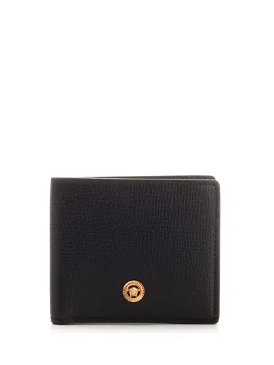 Versace Medusa Biggie Wallet In Black