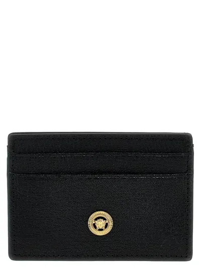 Versace Medusa Biggie Wallets, Card Holders In Black