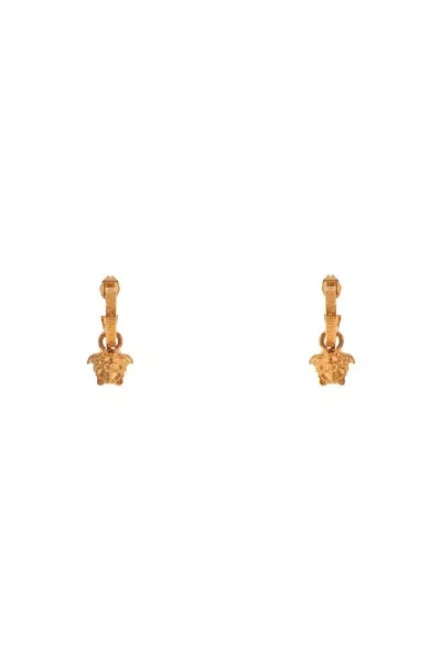 Versace "medusa Greek Circle Earrings"