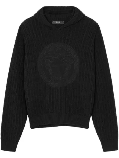 Versace Medusa Head Hoodie In Schwarz