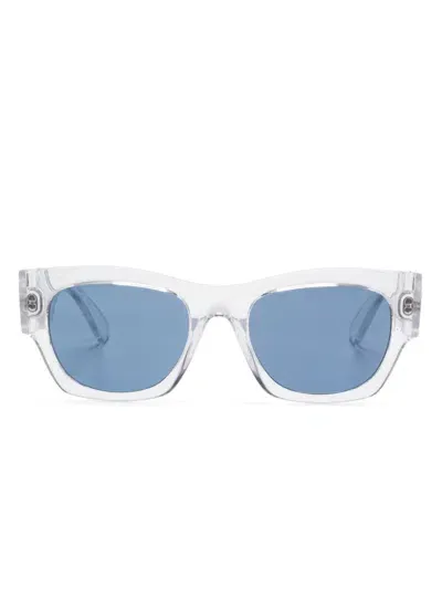 Versace Medusa Head-plaque Sunglasses In White