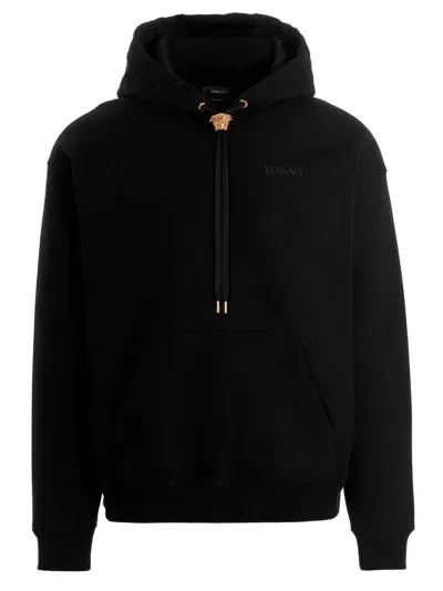 Versace 'medusa' Hoodie In Black