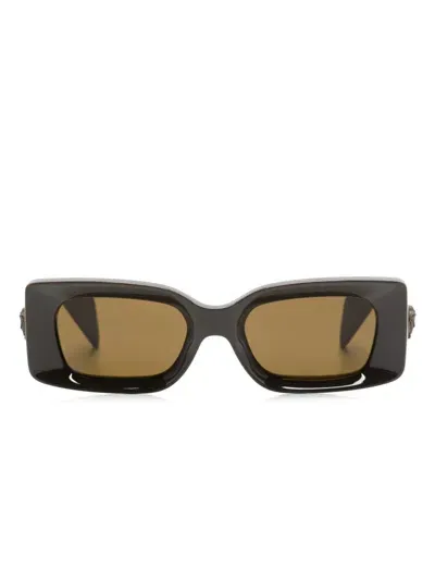 Versace Medusa Medallion Sunglasses In Green