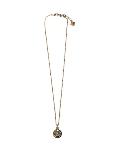 Versace Medusa Necklace In Gold