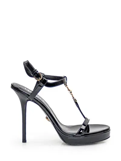 Versace Medusa Sandal In Black