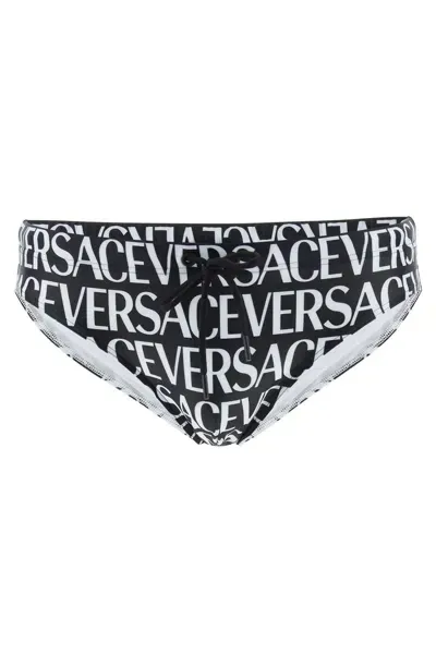 Versace Men's Allover Swim Briefs In Mixed Colours