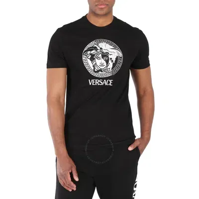 Versace Medusa T-shirt In Black