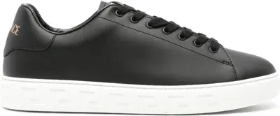 Versace Black Greca Sneakers