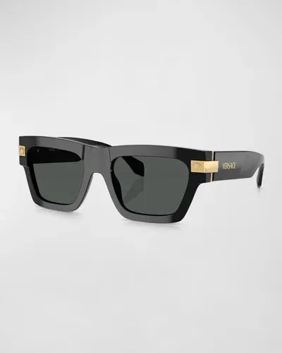 Versace Man Sunglass Ve4464 In Dark Grey