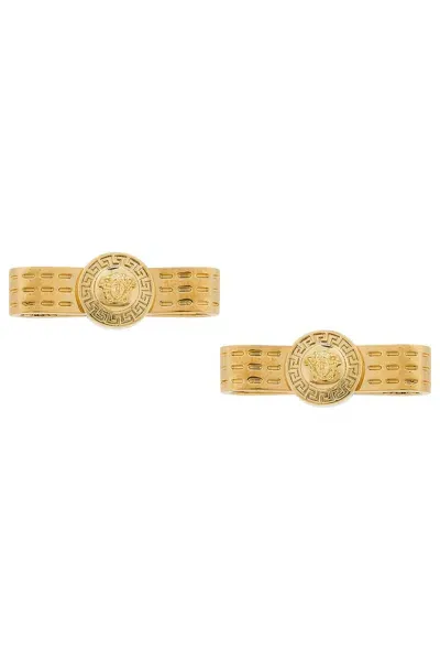 Versace Metal Earrings In  Gold