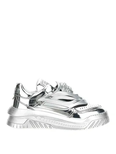 Versace Odiessea Sneakers In Silver