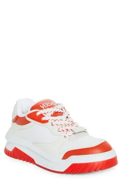 Versace Odissea Sneakers In Coral