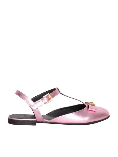 Versace Pink Ballet Flats