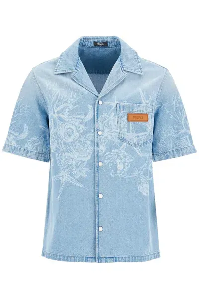 Versace Shirts In Blue