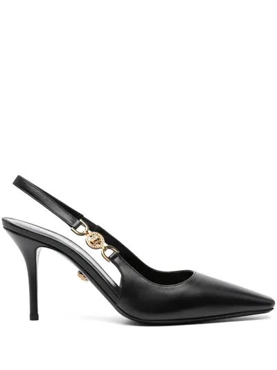 Versace Shoes Calf In Black