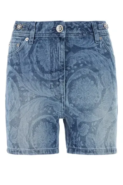 Versace Shorts-25 Nd  Female In Multicolor