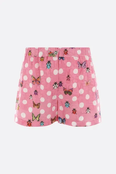 Versace Shorts In Pink