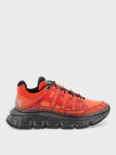 Versace Sneakers  Men Color Red