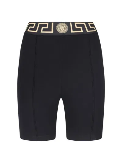 Versace Trousers In Black