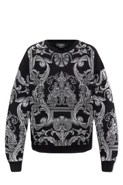 Versace Sweaters In Black