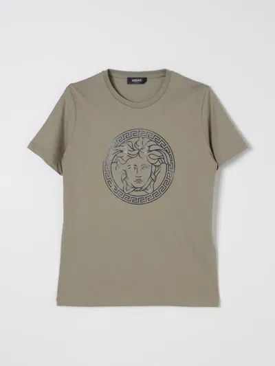 Versace T-shirt  Kids Color Dove Grey In Taubengrau