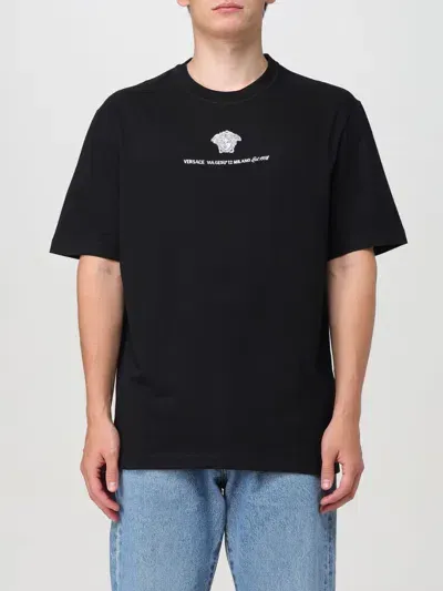 Versace T-shirt  Men Color Black In Schwarz