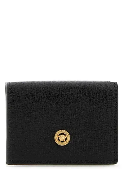 Versace Wallets In Black