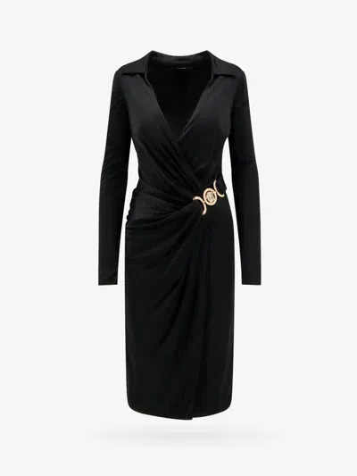 Versace Woman Dress Woman Black Dresses