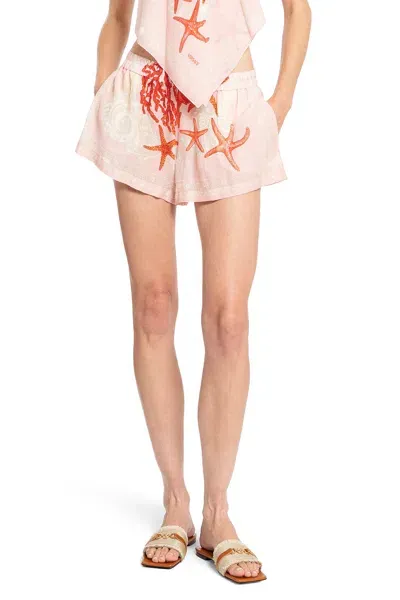 Versace Woman Pink Shorts