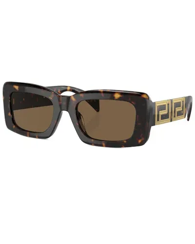 Versace Woman Sunglasses Ve4444u In Brown