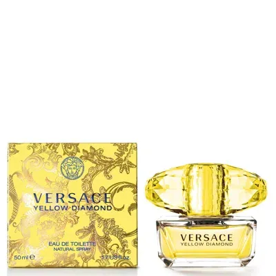 Versace Yellow Diamond Eau De Toilette 50ml In White