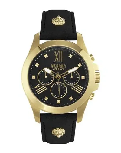 Versus Versace Chrono Lion Chronograph Watch Man Wrist Watch Gold Size - Stainless Steel